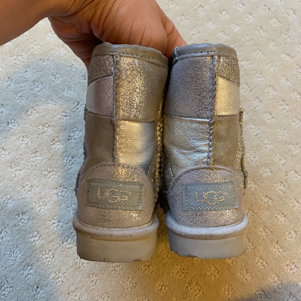 Silver patchwork Uggs - Picture 2 of 5